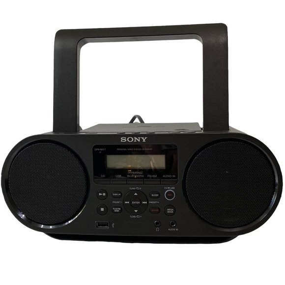 Sony Other - Sony ZS-RS60BT Bluetooth Boombox - Black Great Bass, Tested Works!